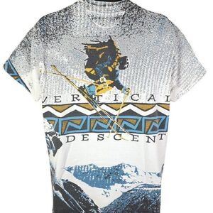 Ski Breckenridge T Shirt Vintage 90s Vertical Descent Ski Resort All Over Print